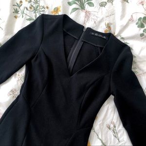 Zara zip back dress size small